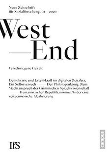 WestEnd 1/2020: Verschwiegene Gewalt: Neue Zeitschrift für Sozialforschung