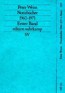 Notizbücher 1960-1971, 2 Bde.