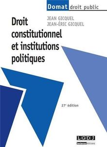 Droit constitutionnel et institutions politiques