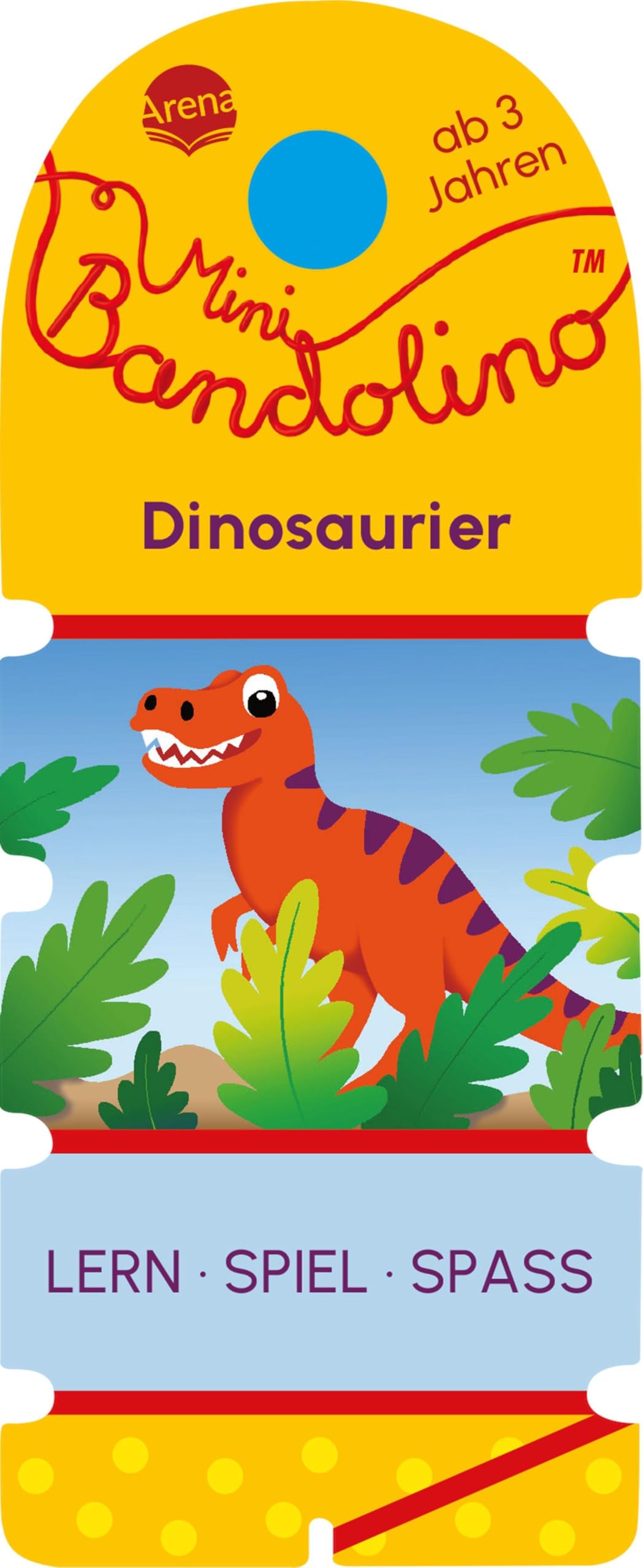 Mini Bandolino. Dinosaurier: Lernspiel mit Lösungskontrolle für Kinder ab 3 Jahren