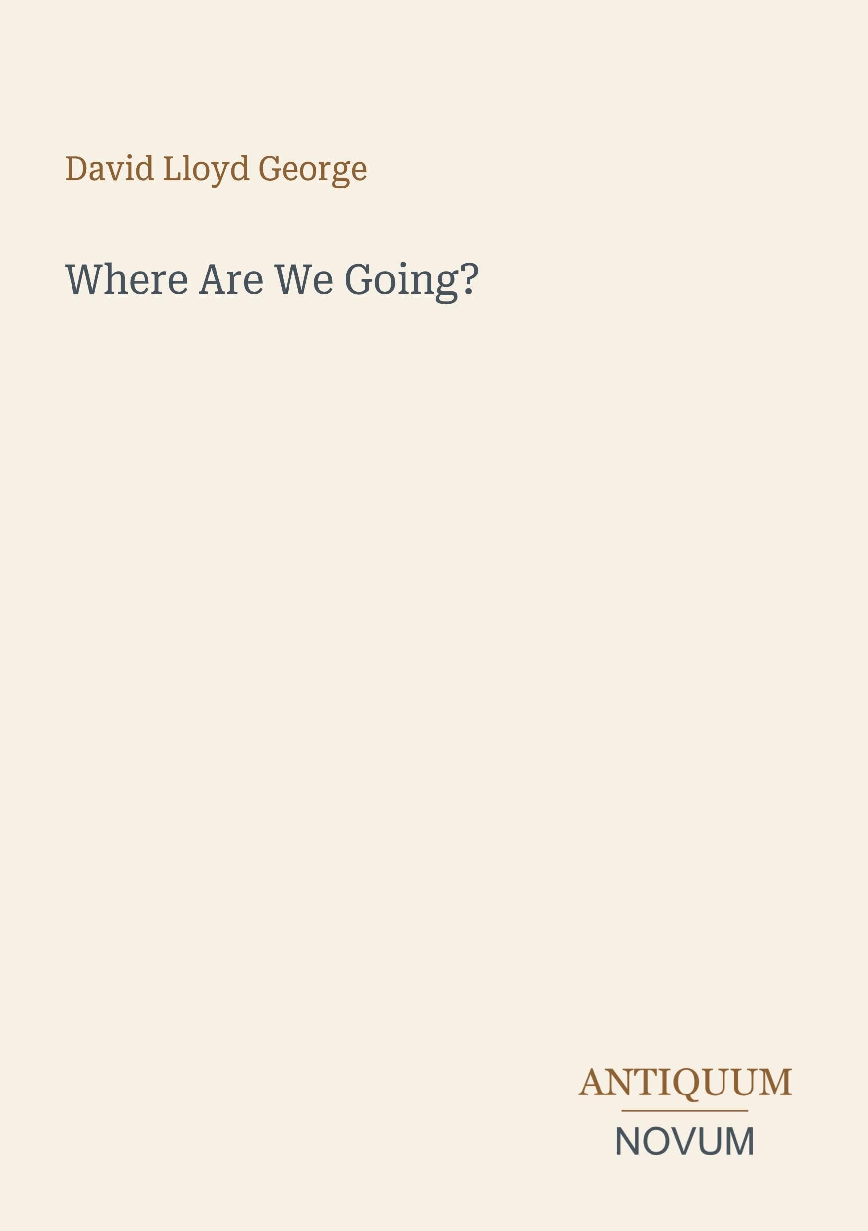 Where Are We Going?