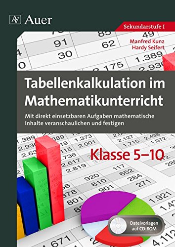 Tabellenkalkulation im Mathematikunterricht 5-10: Mit direkt einsetzbaren Aufgaben mathematische Inhalte veranschaulichen und festigen (5. bis 10. Klasse)