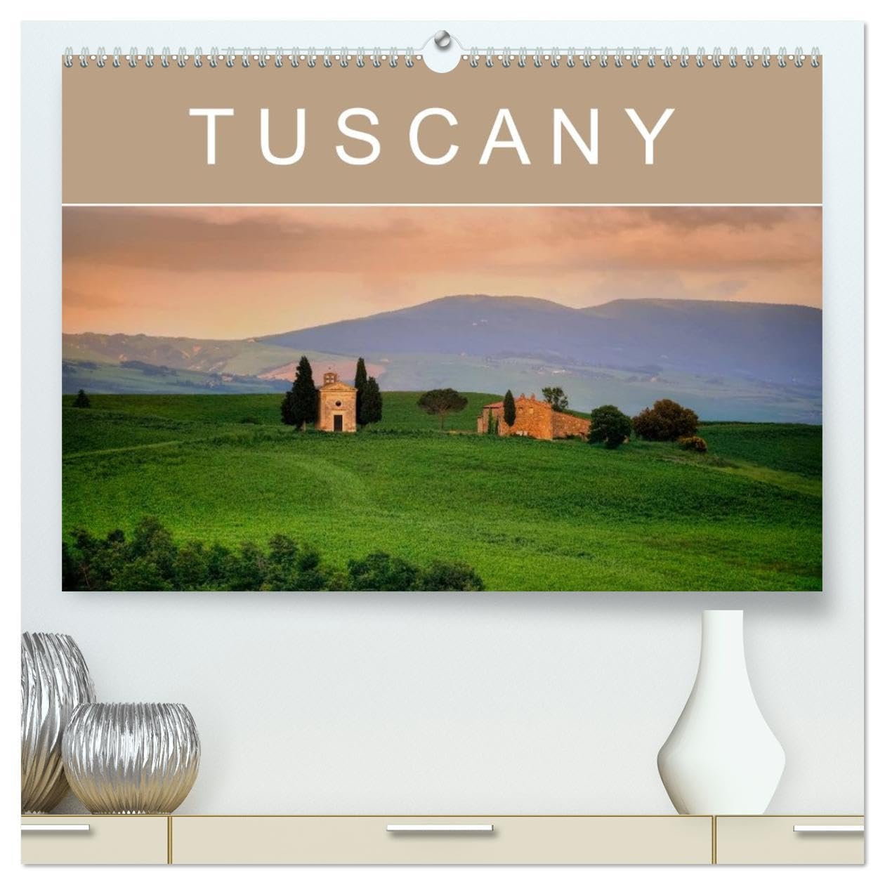 Tuscany (High Quality Premium Wall Calendar 2026 DIN A2 landscape),CALVENDO 12 Month Wall Calendar: Discover the splendors of the Tuscan countryside, medieval villages and historical towns.