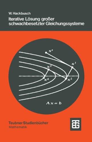 Iterative Lösung großer schwachbesetzter Gleichungssysteme (Leitfäden der angewandten Mathematik und Mechanik - Teubner Studienbücher)
