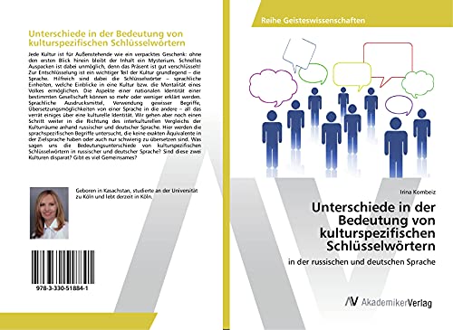 Unterschiede in der Bedeutung von kulturspezifischen Schlüsselwörtern: in der russischen und deutschen Sprache