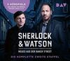 Sherlock & Watson - Neues aus der Baker Street. Die komplette zweite Staffel: Hörspiele mit Johann von Bülow, Florian Lukas, Fritzi Haberlandt u.v.a. (10 CDs)