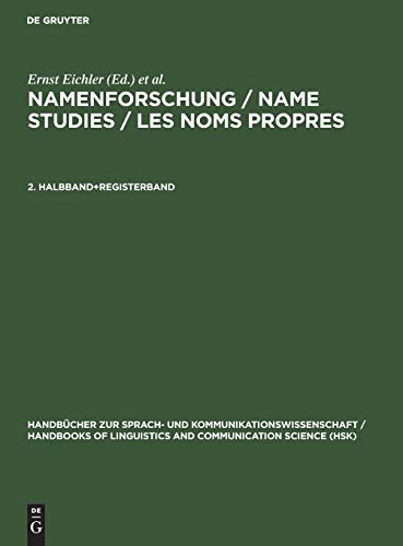 Namenforschung II mit Registerband