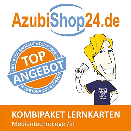 AzubiShop24.de Kombi-Paket Lernkarten Medientechnologe /in: Erfolgreiche Prüfungsvorbereitung auf die Abschlussprüfung