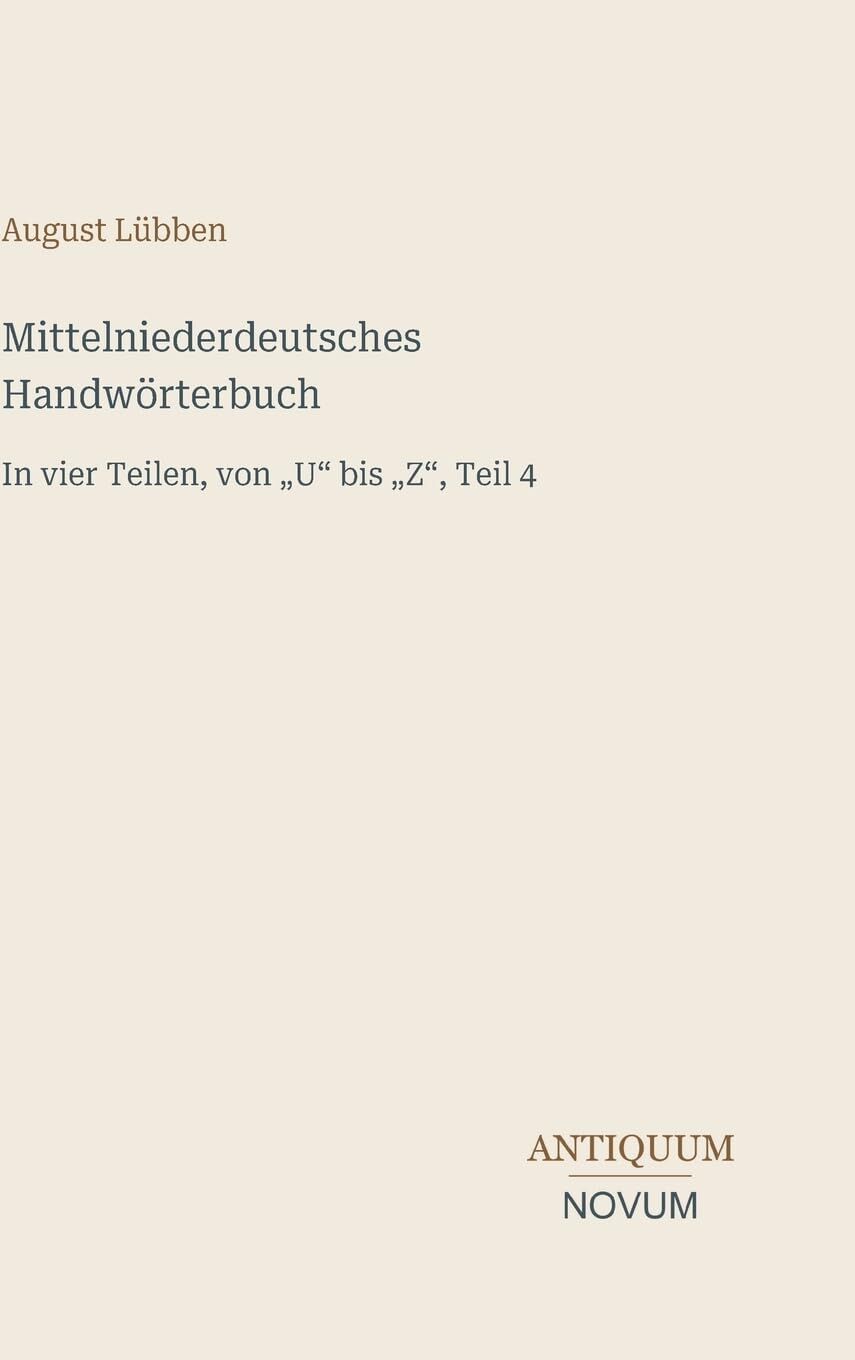 Mittelniederdeutsches Handwörterbuch