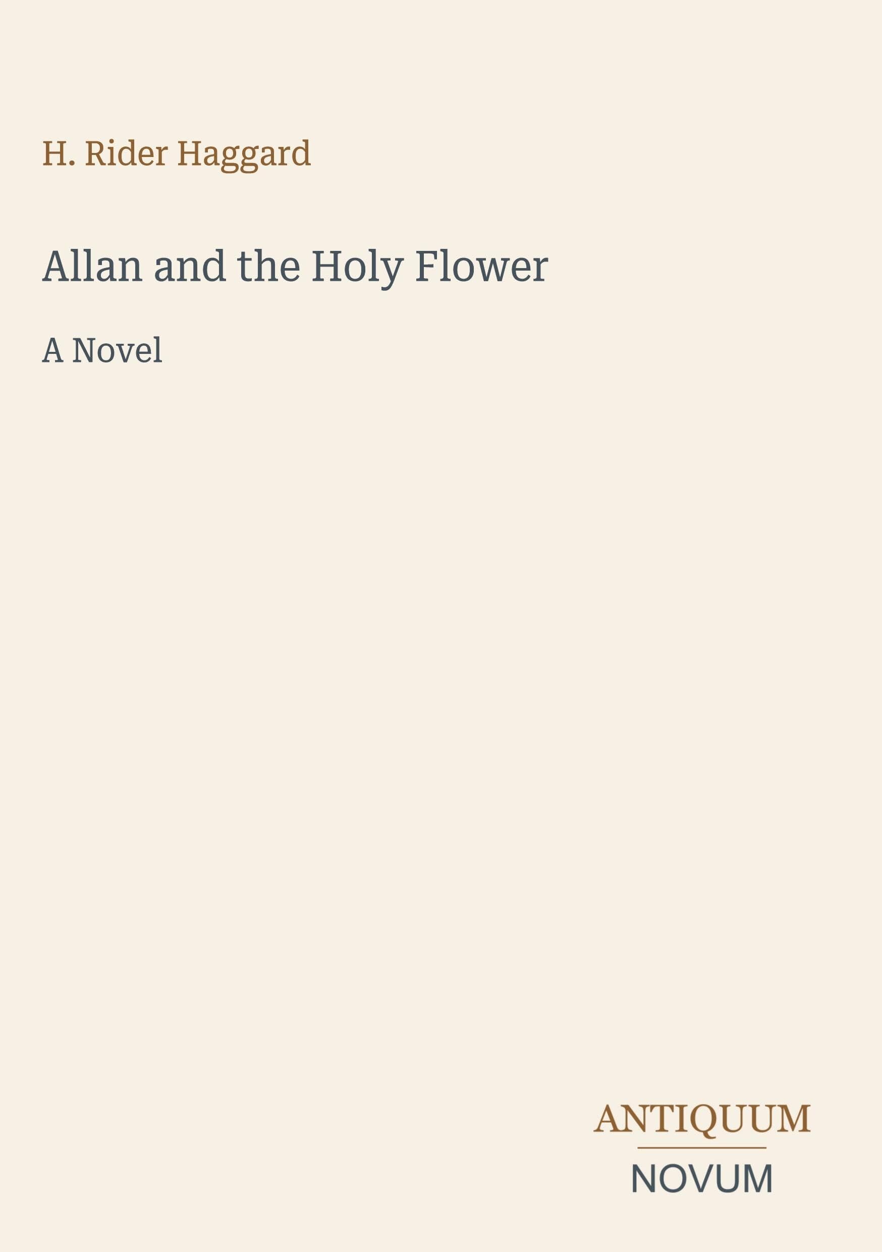 Allan and the Holy Flower