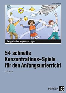 54 schnelle Konzentrations-Spiele - Anfangsunt.: 1. Klasse