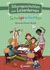 Silbengeschichten zum Lesenlernen - Schulgeschichten: Erstlesebuch mit farbiger Silbentrennung für Grundschüler ab 6 Jahre