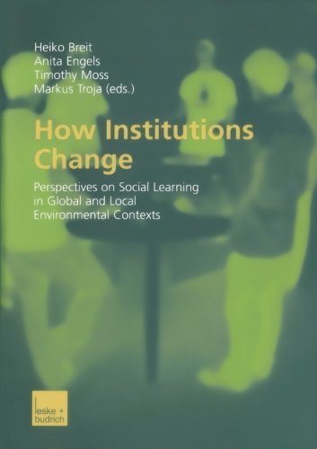 How Institutions Change: Perspectives on Social Learning in Global and Local Environmental Contexts