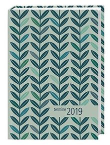 times&more Kalenderbuch Blätter petrol - Kalender 2019