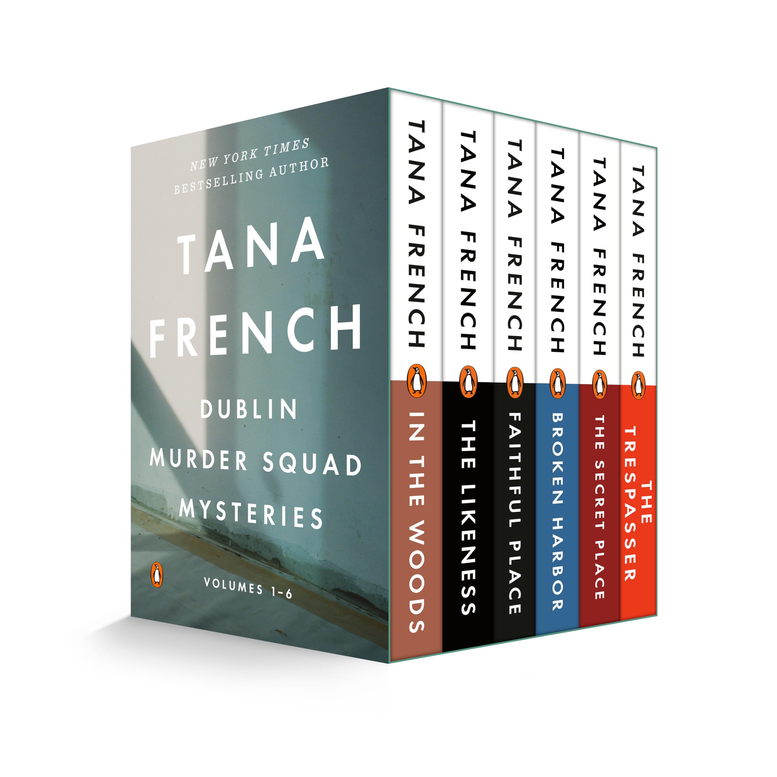 Tana French Dublin Murder Squad Mysteries Set, In The Woods / The Likeness / Faithful Place / Broken Harbor / The Secret Place / The Trespasser (Dublin Murder