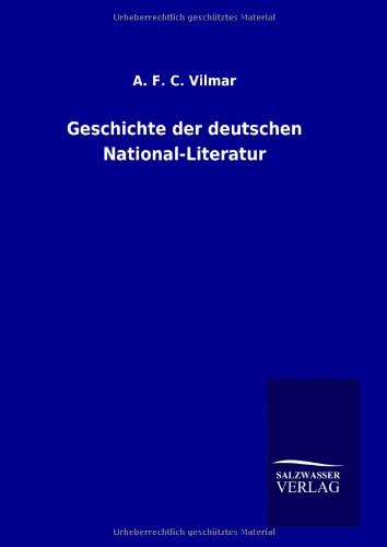 Geschichte der deutschen National-Literatur