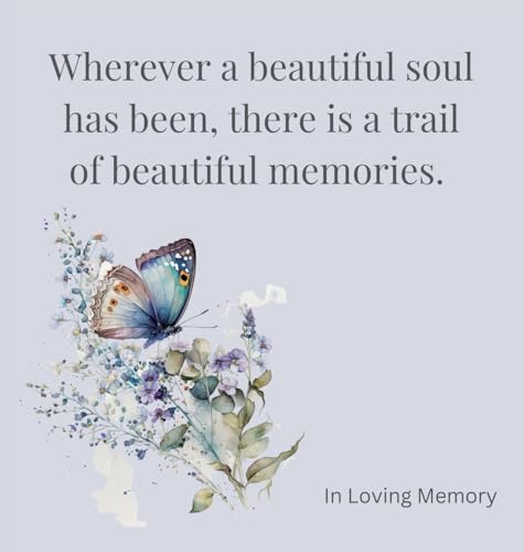 Celebration of life, funeral book, Condolence book to sign (Hardback cover)