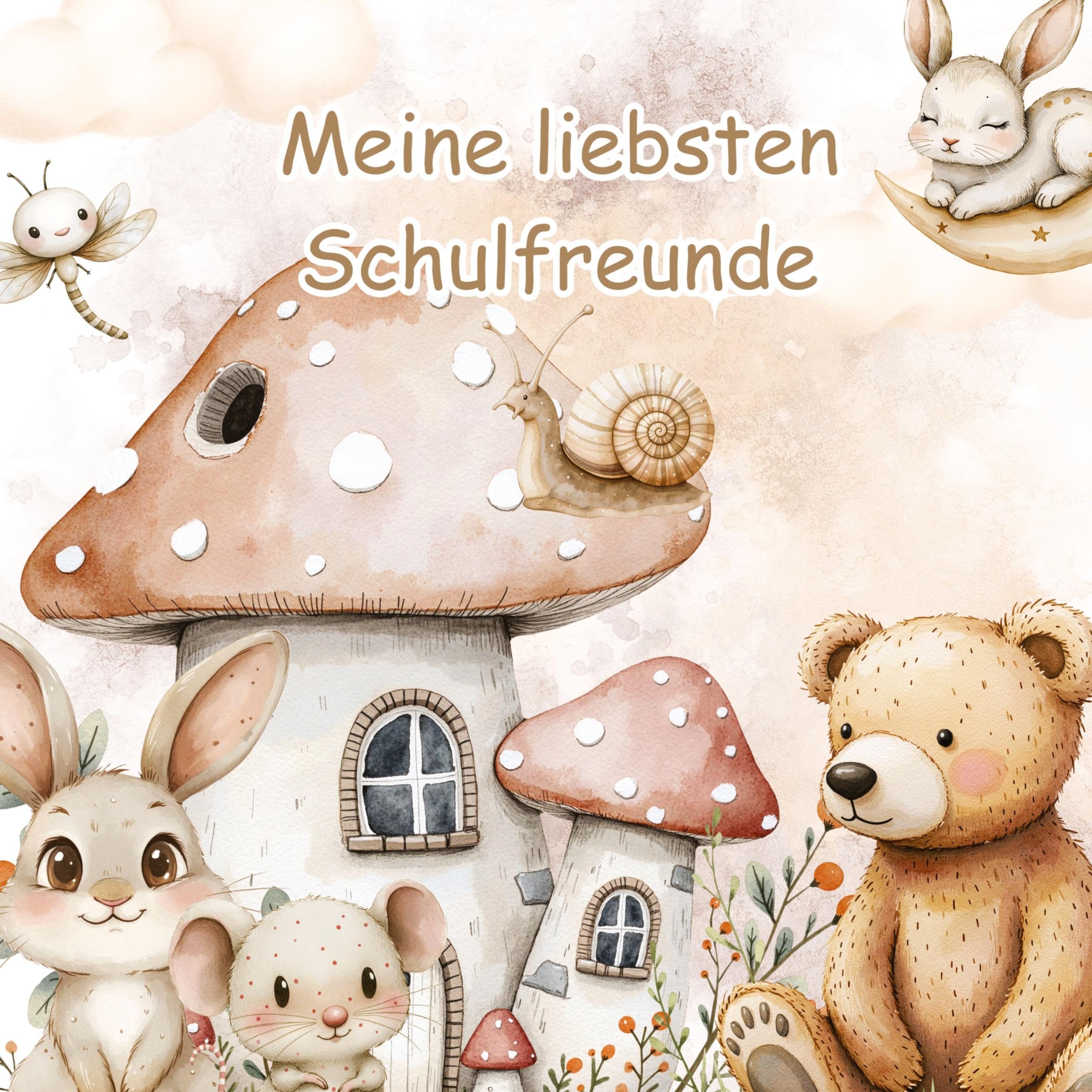 Meine liebsten Schulfreunde - Auf Wald und Wiese: Ein Ausfüllbuch für Kinder ab 5 Jahren