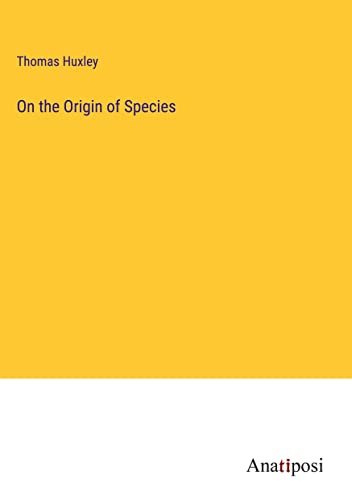 On the Origin of Species