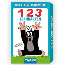 Trötsch Der kleine Maulwurf Kartenset 123 Lernkarten: Übungskarten Lernspiel Vorschule Grundschule