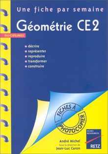 Géométrie, CE2 : une fiche par semaine