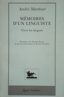 Mémoires d'un linguiste : vivre les langues