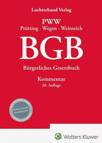 BGB Kommentar: Bürgerliches Gesetzbuch – Kommentar
