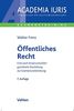 Öffentliches Recht: Eine nach Anspruchszielen geordnete Darstellung zur Examensvorbereitung (Academia Iuris - Examenstraining)