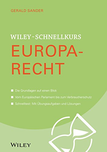 Sander, Gerald G.: Wiley-Schnellkurs Europarecht