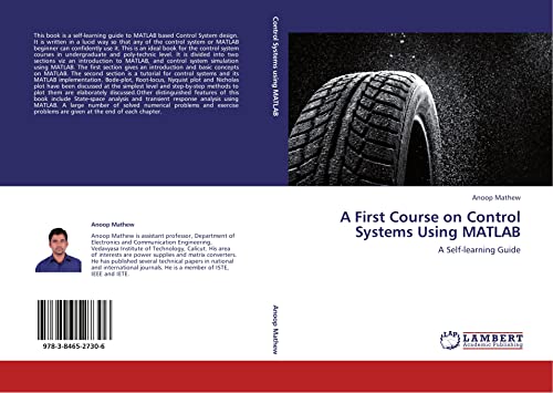 A First Course on Control Systems Using MATLAB: A Self-learning Guide