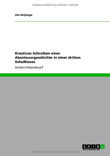Kreatives Schreiben einer Abenteuergeschichte in einer dritten Schulklasse