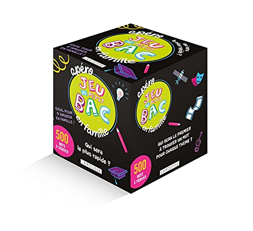 Jeu du petit bac : apéro en famille