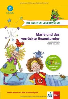 Die kleinen Lesedrachen, Marle und das verrückte Hexenturnier, 2. Lesestufe, ab 2. Klasse für Erstleser