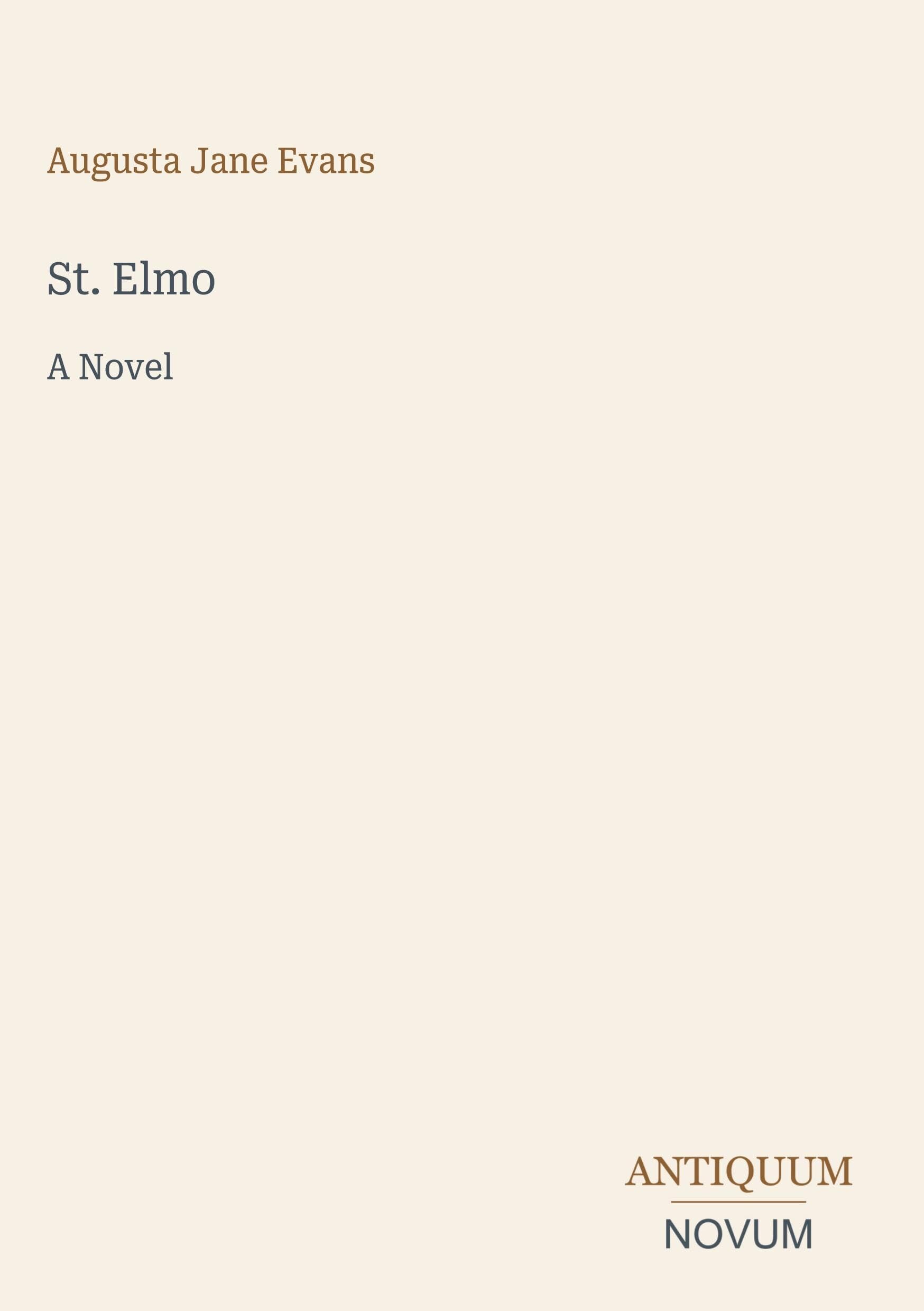 St. Elmo: A Novel