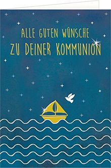 Grußkarte - Alle guten Wünsche zu deiner Kommunion
