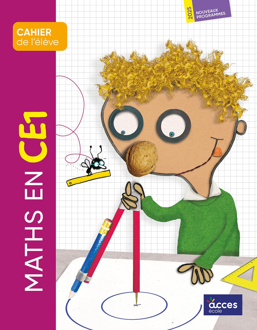 Maths en CE1 : cahier de l'élève : nouveaux programmes 2025 - Image 2
