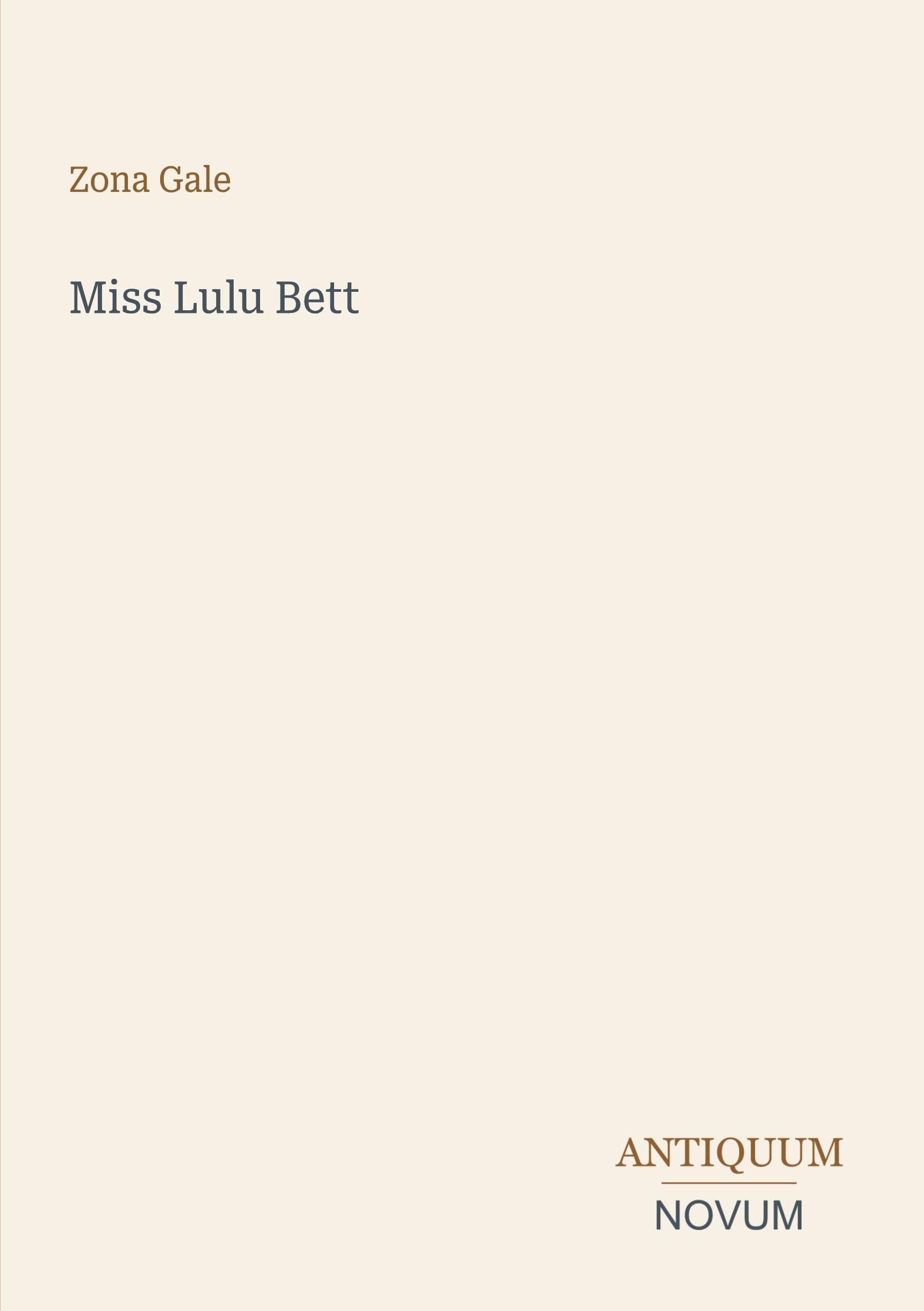Miss Lulu Bett