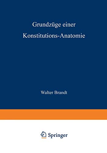 Grundzüge Einer Konstitutions Anatomie