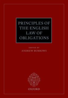 Principles of the English Law of Obligations