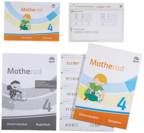 Matherad 4: Materialpaket Klasse 4 (Matherad. Ausgabe ab 2018)