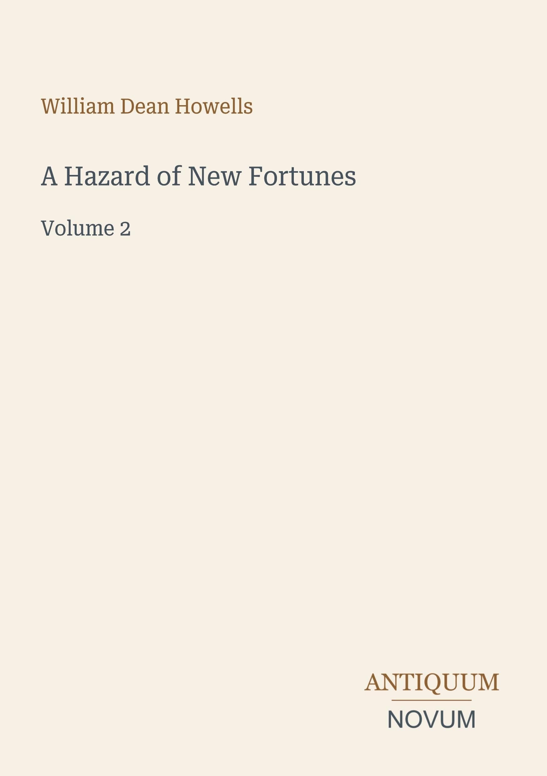 A Hazard of New Fortunes