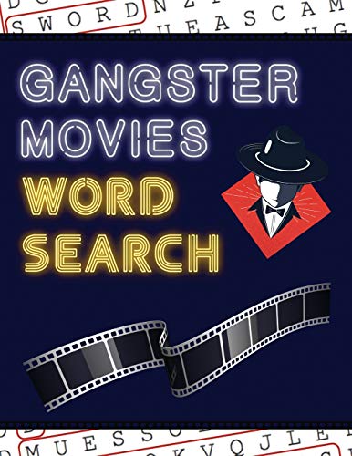 Gangster Movies Word Search: 50+ Film Puzzles | With Action Movie Pictures | Have Fun Solving These Large-Print Word Find Puzzles!