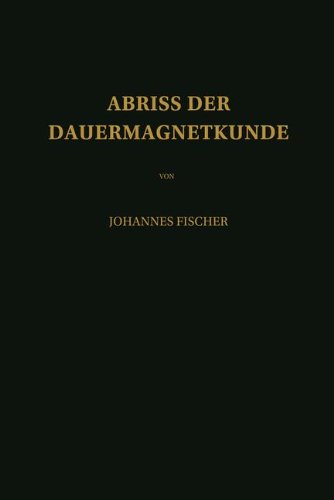 Abriss der Dauermagnetkunde - Johannes Fischer Kartoniert (TB)