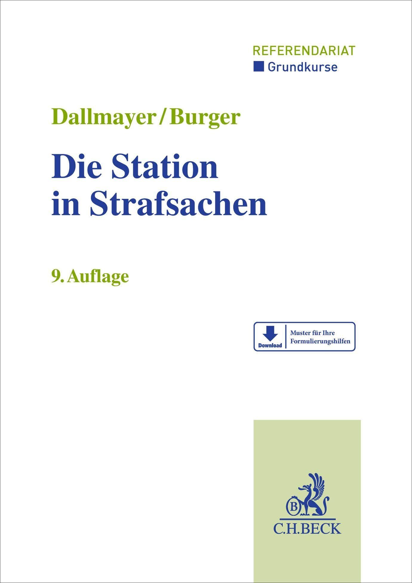 Dallmayer, Tobias: Die Station in Strafsachen