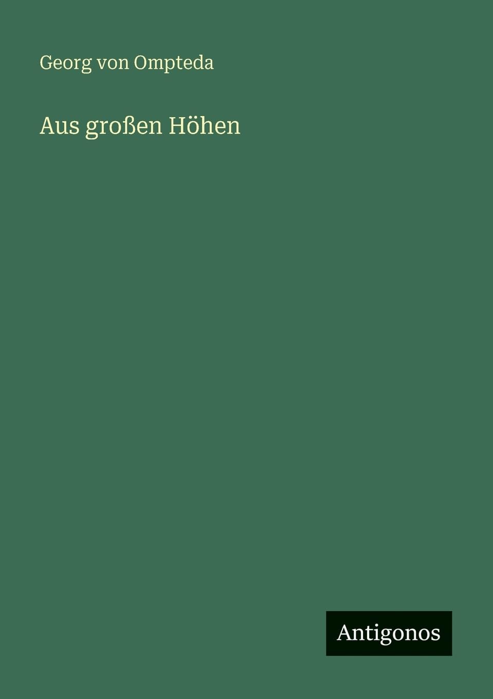 Aus großen Höhen
