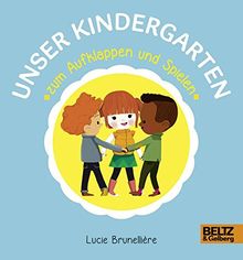 Unser Kindergarten zum Aufklappen und Spielen