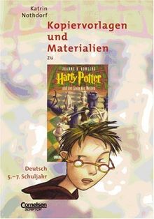 Kopiervorlagen und Materialien zu "Harry Potter und der Stein der Weisen": Deutsch für das 5.-7. Schuljahr