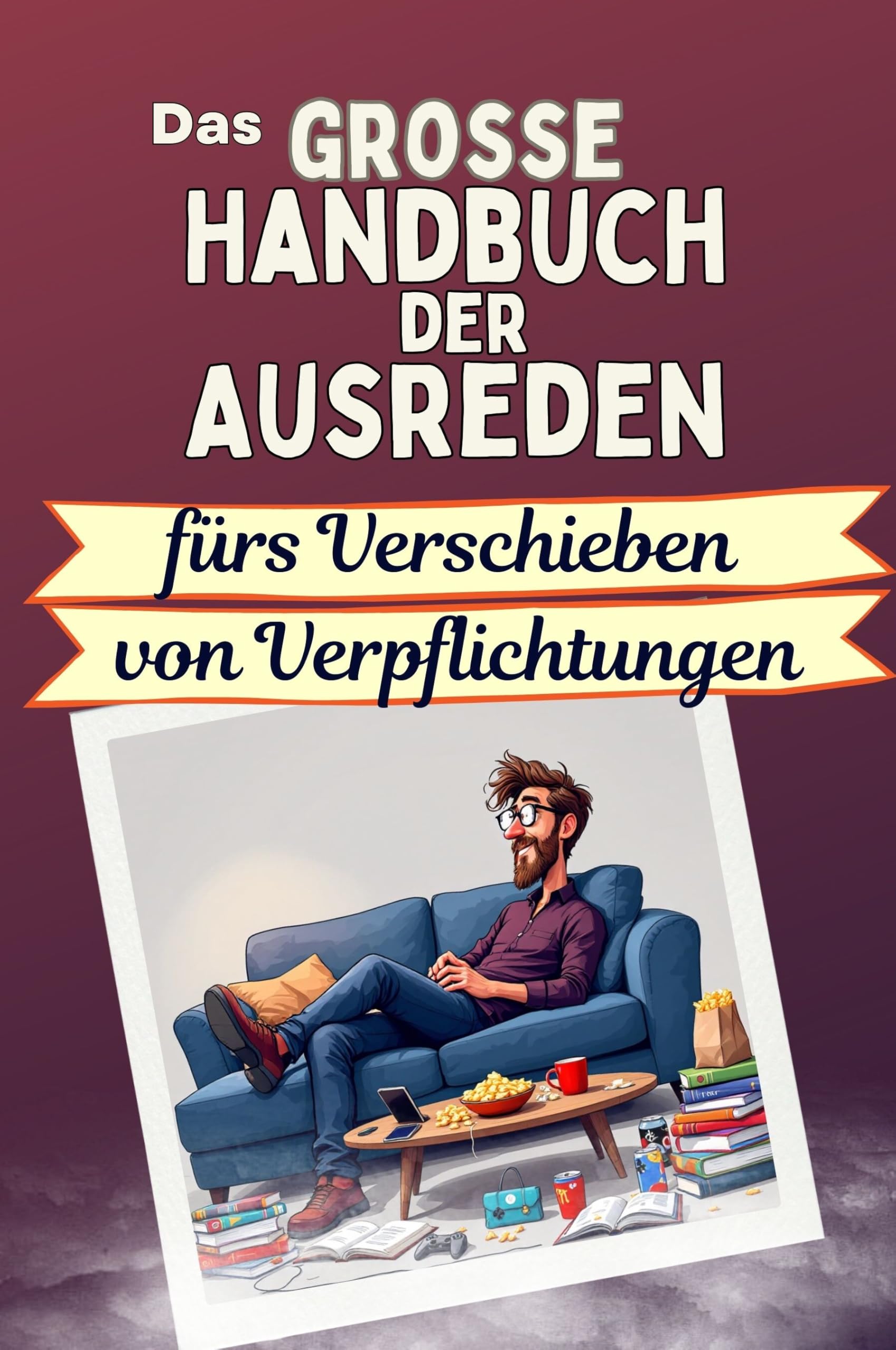 Das große Handbuch der Ausreden fürs Verschieben von Verpflichtungen - Das perfekte Geschenk für Erwachsene und Teenager für Weihnachten und Geburtstag