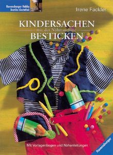 Kindersachen mit der Nähmaschine besticken