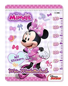 Disney Minnie: Mein Messlattenbuch: mit Ausmalbildern und Stickern